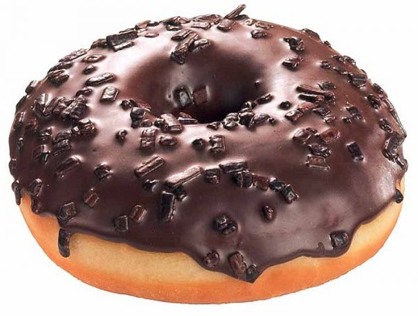 Black Crumble Donut